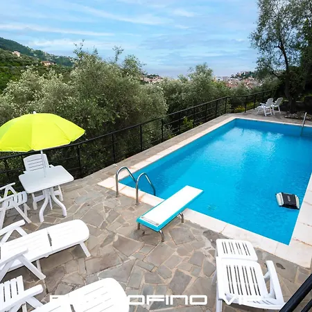Vista Nel Blu Con Piscina By Portofinovip Apartment Rapallo